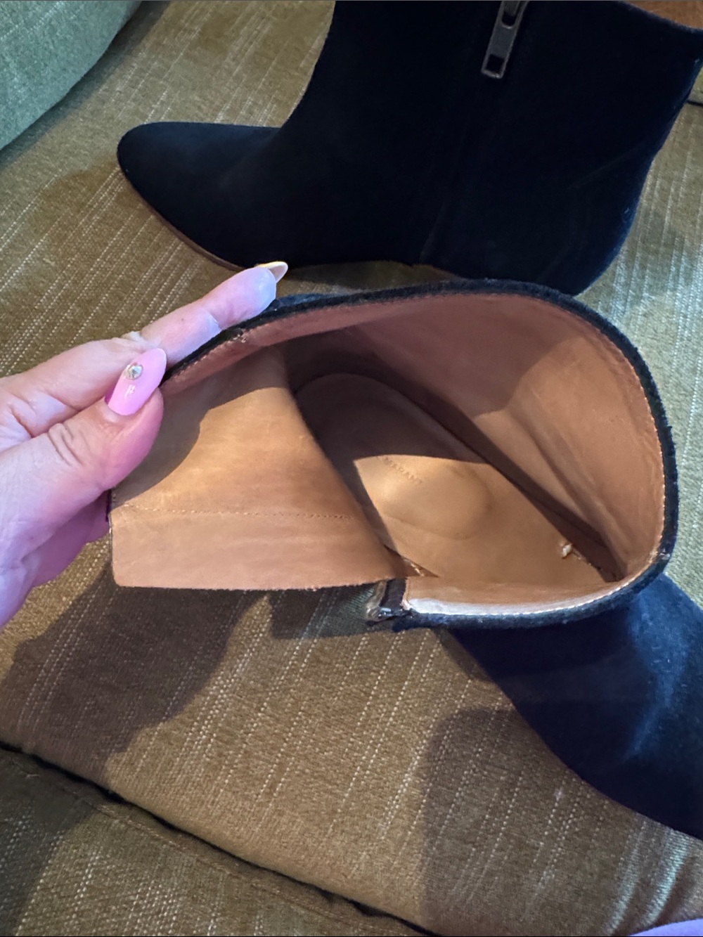 Isabel Marant Black Suede Ankle Booties - Picture 9 of 11